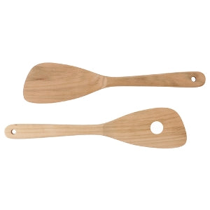 Left Handed Wood Cooking Spatulas